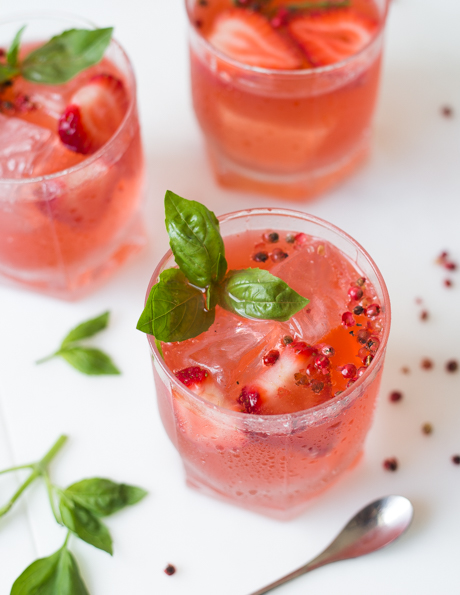 Strawberry Basil Cocktail