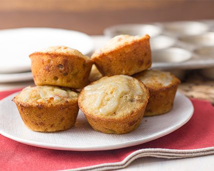 Apple Bacon Cheddar Muffins