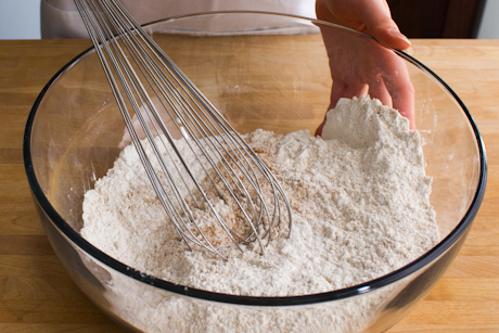 Whisking ingredients