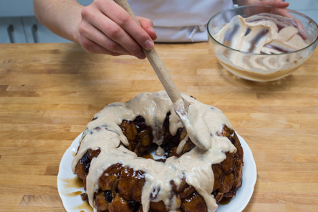 29. Glazing monkey bread