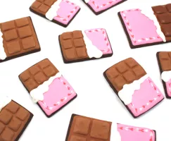 How to decorate “chocolate bars” cookies