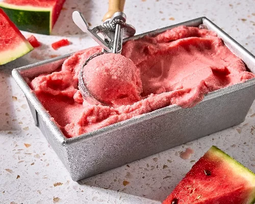 5 Ingredient Watermelon Sherbet